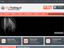 Tablet Screenshot of digitrading.nl
